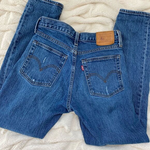 Levi's Wedgie Premium Denim straight leg jeans - Picture 5 of 9
